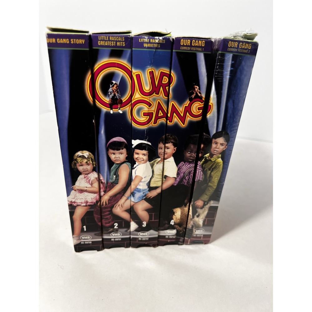 Our Gang / Little Rascals VHS Collection 5-Tape Box Set Vol. 1-5 Comedy Classics